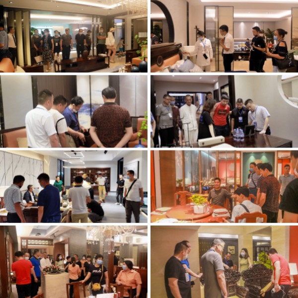 在组委会的安排下,经销商们走进参会的各家品牌展厅,近距离品鉴精品、咨询加盟 在组委会的安排下,经销商们走进参会的各家品牌展厅,近距离品鉴精品、咨询加盟